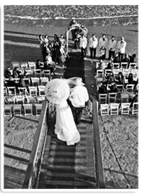 Black and White Wedding Image